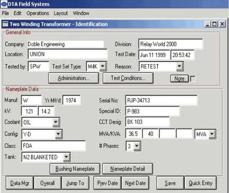 Logiciel Doble Test Assistant (DTA)
