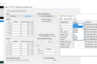 Asociaciones de configuraciones de prueba de RTS