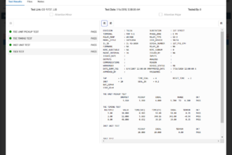 Test Result detail