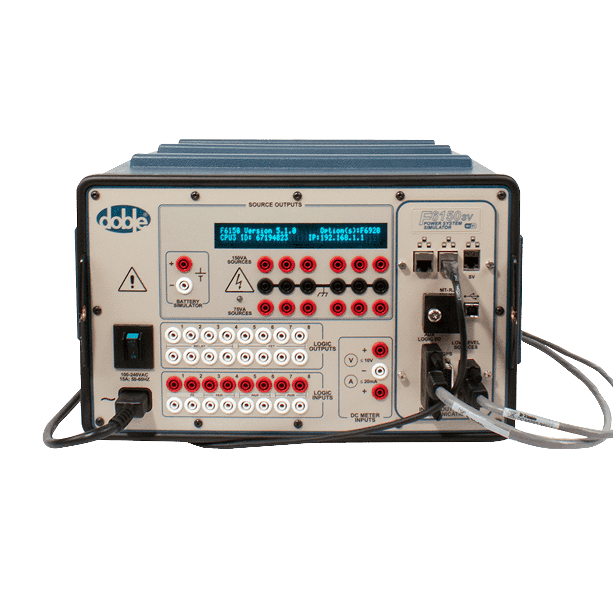 F6150sv Protective relay test equipment Doble Engineering Company