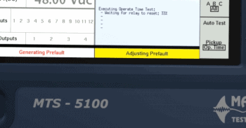 Testing Arc Flash Relays with the MTS-5100